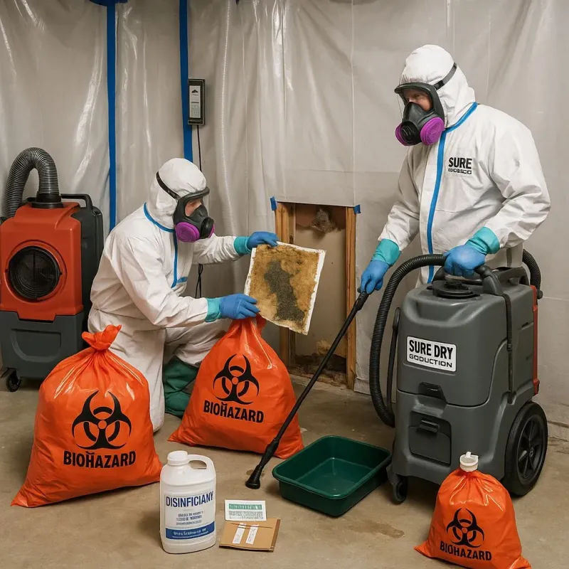 Contaminated Water Handling Protocols process in Mounds View, MN