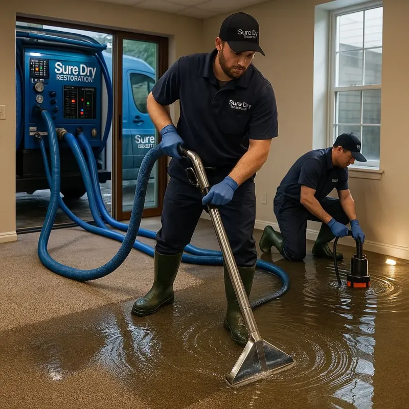 Water Extraction and Removal process in Mounds View, MN